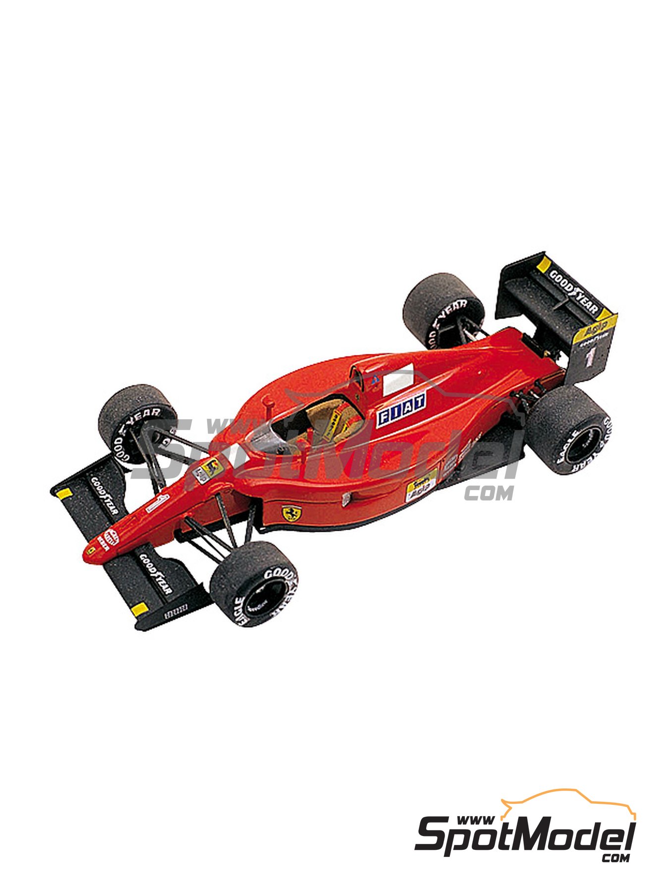 Ferrari 641/2 Scuderia Ferrari Team sponsored by Marlboro - Monaco Formula  1 Grand Prix 1990. Car scale model kit in 1/43 scale manufactured by Tameo